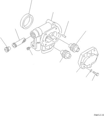 708-45-10204  708-4L-00910 708-45-11204 For Komatsu WA700-3 WA800-3 Hydraulic Pump SWITCH PUMP Original High quality