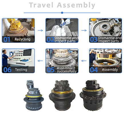 High Performance Planetary Final Drive 9180731 9181123 For Hitachi ZX120-3 ZX125US Crawler Excavator Spare Parts