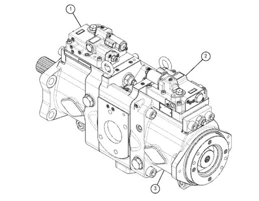 TQ 330 GC 발굴기 주 수압 펌프 5511122 5511136 5511121 K7V160