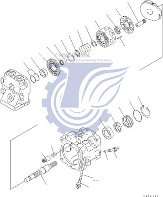 코마쓰 D61EX-15 D61PX-15 D65EX-15 D65PX-15 D65WX-15 D85EX 수압 팬 피스톤 펌프