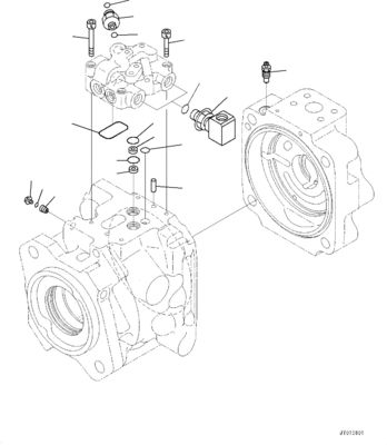 708-1W-00730 708-1W-00731 708-1W-00950 Komatsu WA500-6 유압 펌프 스티어링 펌프 용 원래 고품질