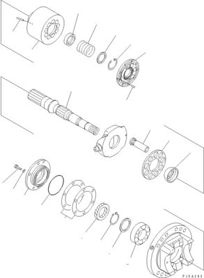 708-2L-00960 708-2L-00961 708-2L-05420 Komatsu WA700-3 유압 펌프 로더 펌프 원래 고품질