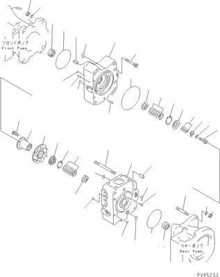 708-2L-00960 708-2L-00961 708-2L-05420 Komatsu WA700-3 유압 펌프 로더 펌프 원래 고품질