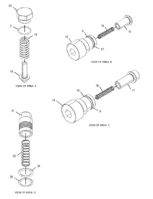 CAT 455-2663 424-937 주요 제어 밸브 349E 349F 352 광업 건설 철거 공학 기계 부품