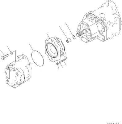 708-1L-00300 R7081L00300 708-1L-01310 708-1L-04010 Komatsu 불도저 D275AX-5 유압 작업 장비 펌프 원본
