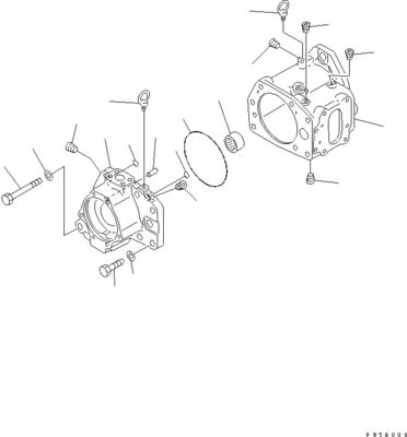 708-1L-00340 708-1L-01340 708-1L-04010 Komatsu 불도저 D275A-5D 유압 작업 장비 펌프 원래 메인 펌프