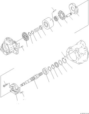 708-1L-00340 708-1L-01340 708-1L-04010 Komatsu 불도저 D275A-5D 유압 작업 장비 펌프 원래 메인 펌프