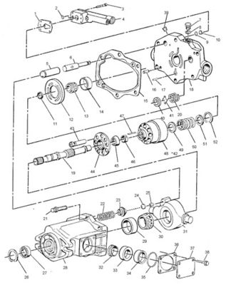 6E5965 CA6E5965 6E-5965 0R7670 CAT D4H XL D5M TRACK-TYPE TRACTOR용 수압 주 펌프 피스턴 펌프 펌프 ASSY 펌프 GP-PISTON 후판 시장 고품질 원본