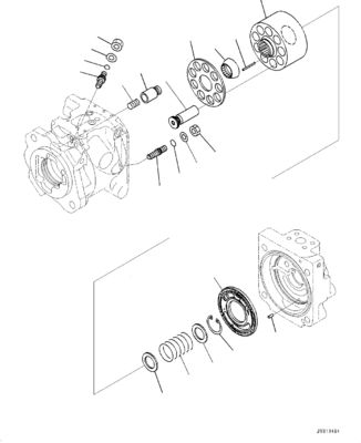 708-1U-00370 708-1U-01231 708-1U-04240 Komatsu WA380-8 WA380-8EO 휠 로더 유압 메인 펌프 스티어링 펌프 피스톤 펌프 HST 펌프 펌프 ASSY 애프터마켓 원본