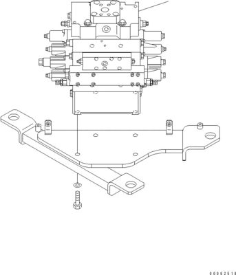 723-44-12100 723-44-12101 723-45-12101 723-45-12100 Komatsu WA500-6 WA500-6R 휠 로더 유압 메인 제어 밸브 건설 기계 부품 애프터 마켓 고품질 원본