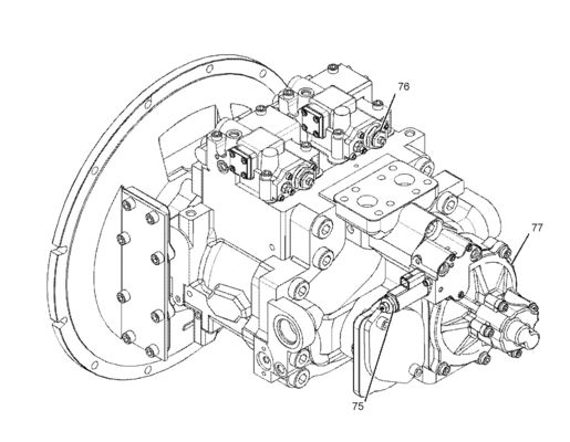 REBUILT Caterpillar 349E 352F 349E L 349E L HVG 349E L VG 349F L 발굴기 부품용 수압 펌프 장치