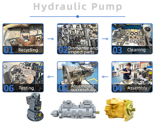 Genuine Hydraulic Motor 235-62-11700 (2356211700) For Komatsu GD825A-2 Motor Grader, Wheel Drive Hydraulic Motor Assembly